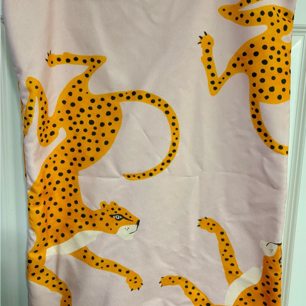 Society6 Pillow Cover- Pink and Orange Leopard Print